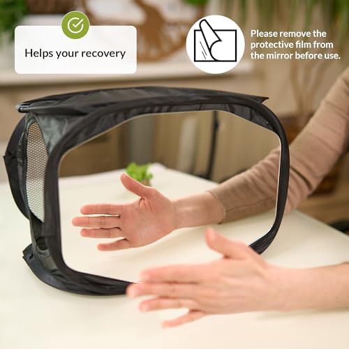Caja de Terapia con Espejo ODOXIA para Rehabilitación de Derrame Cerebral | Ayuda para la Recuperación de la Mano | Equipamiento de Rehabilitación - imagen 2