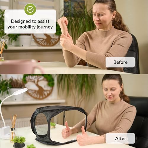 Caja de Terapia con Espejo ODOXIA para Rehabilitación de Derrame Cerebral | Ayuda para la Recuperación de la Mano | Equipamiento de Rehabilitación - imagen 5