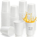 Paquete de 50 Vasos de Estadio Blancos Cididu, Vasos de Plástico Reutilizables de 16 Oz para Fiestas, Cumpleaños, Bodas, Baby Showers, Graduaciones y - imagen 1