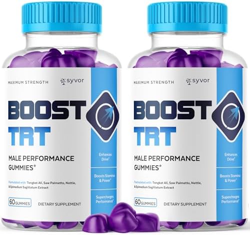 Paquete de 2 Boost TRT Gummies, Gummy Oficial de BoostTRT con Ingredientes Naturales, Fórmula Avanzada de Salud y Bienestar con Vitaminas Premium - imagen 1