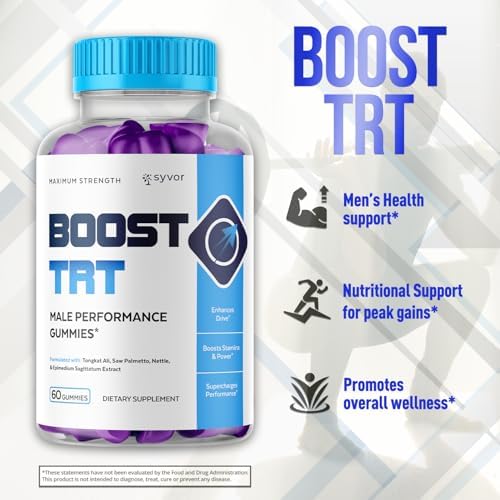 Paquete de 2 Boost TRT Gummies, Gummy Oficial de BoostTRT con Ingredientes Naturales, Fórmula Avanzada de Salud y Bienestar con Vitaminas Premium - imagen 4
