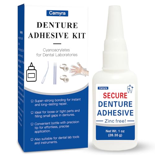 Pegamento Dental Instantáneo para Laboratorio (1oz), Repara Grietas y Asegura Dientes Flojos, Adhesivo Súper Fuerte—Dura Días a Semanas - imagen 1