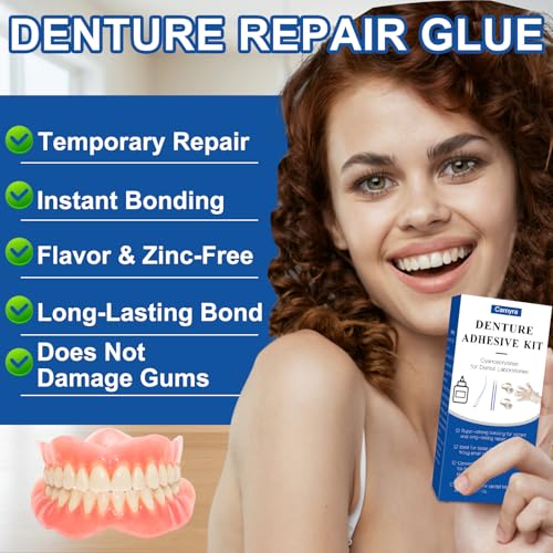 Pegamento Dental Instantáneo para Laboratorio (1oz), Repara Grietas y Asegura Dientes Flojos, Adhesivo Súper Fuerte—Dura Días a Semanas - imagen 2