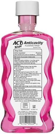 Enjuague Anticaries para Niños ACT con Sabor a Chicle, 18 Onzas (Paquete de 3) - imagen 2