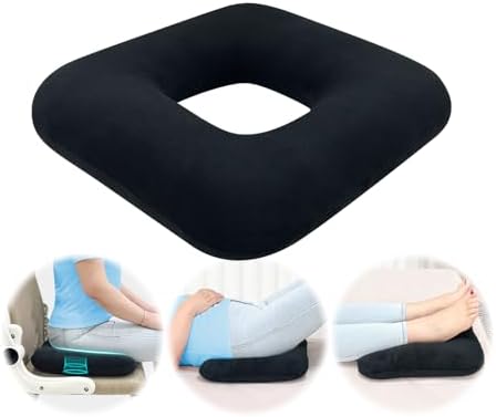 Cojín AOSSA para Úlceras por Presión, Almohada para Posicionamiento de Glúteos, Cojín Donut para Alivio de Presión y Soporte Médico - imagen 1
