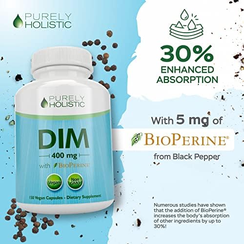 Suplemento DIM 400MG | Fuerza Extra | Balance de Estrógenos y Hormonas para Hombres y Mujeres | Suministro para 5 Meses | Soporte para Menopausia, - imagen 6