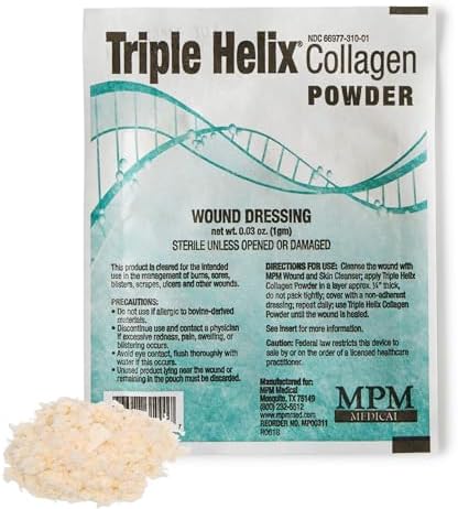 Colágeno en Polvo Triple Hélice, Paquete de 1g, MPM Medical - imagen 3