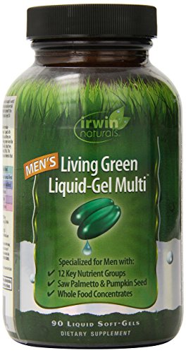Irwin Naturals Suplemento Multivitamínico Líquido-Gel para Hombres - 70 Nutrientes Esenciales, Mezcla de Alimentos Integrales - 90 Cápsulas Blandas - imagen 2