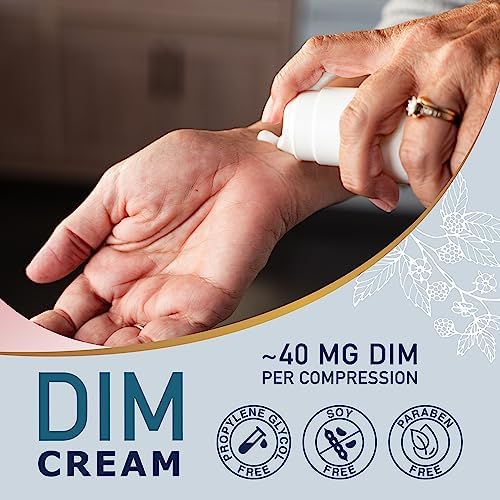 Suplemento en Crema DIM | Crema Equilibrante Hormonal para Mujeres | Diindolilmetano para Balance de Estrógenos y Alivio de Menopausia, - imagen 2