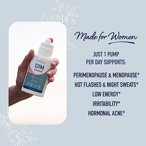Suplemento en Crema DIM | Crema Equilibrante Hormonal para Mujeres | Diindolilmetano para Balance de Estrógenos y Alivio de Menopausia, - imagen 5