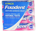 Crema Adhesiva para Dentaduras Fixodent Original, Sujeción Todo el Día para Completas y Parciales, 2.4 oz, (Paquete de 4) - imagen 1