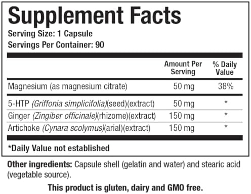 BIOTICS RESEARCH Motility-Zyme™ - Fórmula Profesional de Soporte Digestivo - con Extracto de Alcachofa, Jengibre, 5-HTP y Citrato de Magnesio - - imagen 2