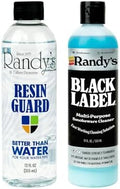 Paquete de Limpiador y Protector de Resina Randy's Black Label – Solución Limpiadora de Resina de Acción Rápida para Superficies de Vidrio, Metal y - imagen 1