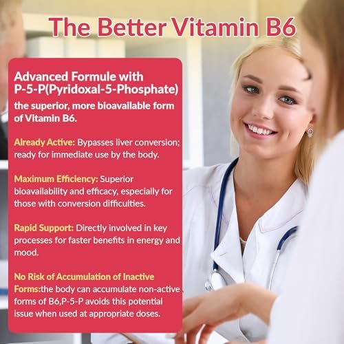 Gomitas Herbovella de Vitamina B6 100mg, Suplemento P5P para Energía y Sistema Nervioso, Sin Azúcar, Veganas, 60 Gomitas Líquidas. - imagen 4