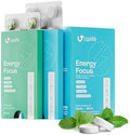 Goma y Mentas Energéticas UPLIFE 60 Piezas (30 Cada Una) – Hecho en EE. UU. – 40mg Cafeína Natural + 80mg L-Teanina + Niacina Vitaminas B3 y B12 – - imagen 1