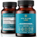 Suplemento Probiótico Vita Bloom Labs Akkermansia - Promueve la Comodidad Digestiva, Soporte de Microbioma y Bienestar Metabólico - 1 Billón de AFUs - imagen 1