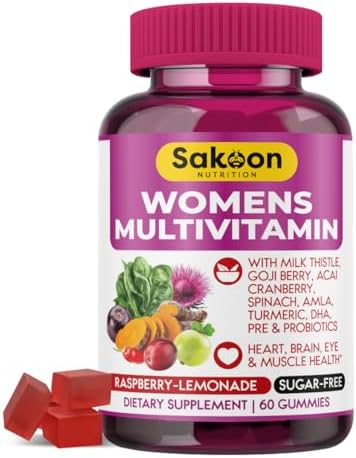 Gomitas Multivitamínicas Halal para Mujeres Sakoon con Probióticos y Prebióticos – Apoyo Completo para Bienestar Diario, Salud Inmunológica y - imagen 1