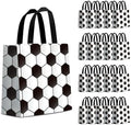 KARINGO 24 PZS Bolsas de Regalo de Fútbol con Asa, Suministros de Fiesta de Balón de Fútbol, Bolsas Reutilizables para Cumpleaños Niños y Niñas - imagen 1