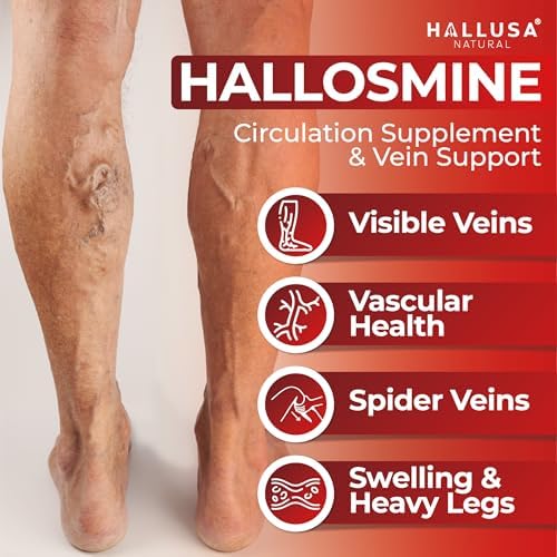 Suplemento Natural Hallusa de Diosmina - Apoyo para la Circulación y las Venas - Soporte para la Circulación y Venas - imagen 5