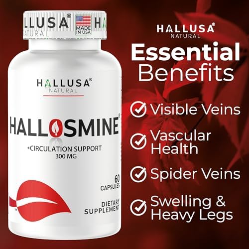 Suplemento Natural Hallusa de Diosmina - Apoyo para la Circulación y las Venas - Soporte para la Circulación y Venas - imagen 7