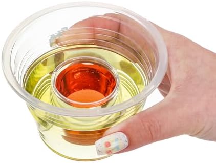Coloch 200 Piezas de Vasos Plásticos Desechables, Copas Transparentes para Shots y Bebidas Mezcladas, Perfectas para Fiestas - imagen 5