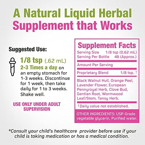 Cedar Bear - Limpieza Intestinal para Niños, Suplemento Herbal Líquido Detox y Digestivo, Gotas Sin Alcohol, 1 fl oz / 30 ml - imagen 6