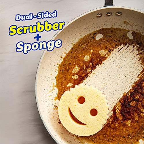 Scrub Daddy y Scrub Mommy - Esponja y Estropajo de Doble Cara, Suave en Agua Caliente, Firme en Fría, 4 Piezas, Limpieza Profunda, A Prueba de Rayones - imagen 2