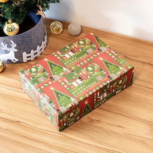 Cajas de Regalo Grandes Mefleet 14x10x4 con Tapa, Paquete de 10, para Ropa, Camisas, Batas y Suéteres, Blancas, Perfectas para Regalos de Navidad y - imagen 4