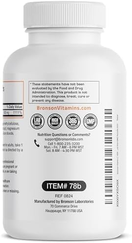 Bronson Vitamina C 1000 mg Liberación Prolongada Premium No GMO, 250 Tabletas - imagen 7