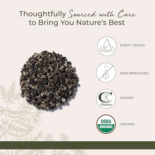 Raíz de Consuelda Orgánica Starwest Botanicals - Hierba Natural para Aplicación Tópica, Salve o Aceite, Cortada y Tamizada, Certificada Kosher, No - imagen 4