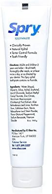 Enjuague Bucal Sin Alcohol Spry con Xilitol, Menta Herbal Natural, Mezcla Sanadora - 16 oz + Pasta Dental Sin Flúor, Menta Natural, Control de Placa - imagen 4