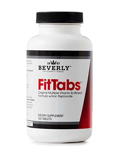 Beverly International Fit Tabs Multivitamínico/Mineral Diario con Hierro Peptonato, 120 Tabletas (30 Porciones) - Siente la Diferencia y Mejora tu - imagen 4