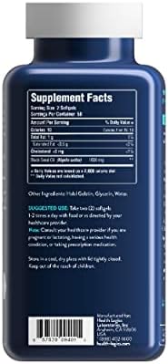 Aceite de Semilla de Nigella Sativa Health Logics, Prensado en Frío, 100 Cápsulas Blandas, Rico en Ácidos Grasos Esenciales Omega 6 y 9 - imagen 3
