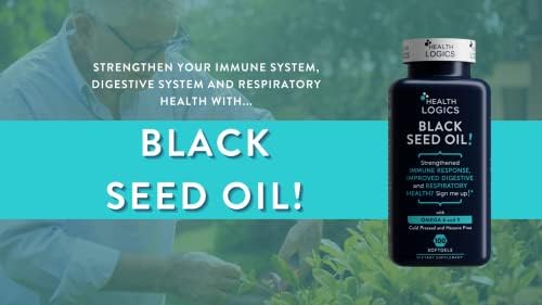 Aceite de Semilla de Nigella Sativa Health Logics, Prensado en Frío, 100 Cápsulas Blandas, Rico en Ácidos Grasos Esenciales Omega 6 y 9 - imagen 5