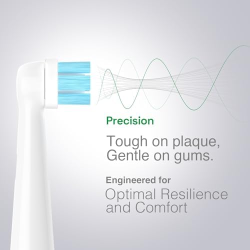 Cabezas de Cepillo de Repuesto Brushmo, Compatibles con Mangos de Cepillos Eléctricos Oral B iO Series, 6 Piezas, Cuidado de Encías, Blanco - imagen 5