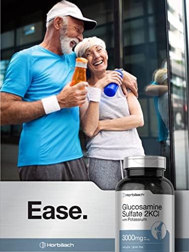 Suplemento Horbäach Glucosamina Sulfato 2KCI con Potasio | 3000mg | 240 Cápsulas | Libre de OGM y Gluten - imagen 6