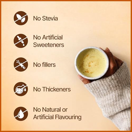 MEGAPLANTS Golden Milk Magic | Polvo de Latte Superfood 12 en 1 con Hongos Adaptógenos para Dormir y Relajación | Cúrcuma y Ashwagandha | Smoothies, - imagen 6