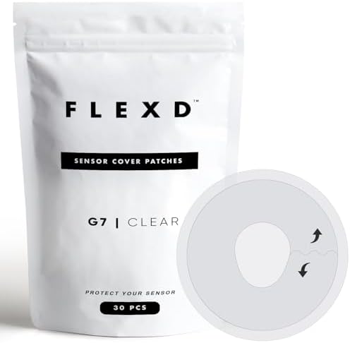 Flexd - Parches Impermeables para Dexcom G7 (Paquete de 30) - Transparente Claro - imagen 1