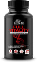 Suplemento HerbaMe de Soporte HGH para Hombres y Mujeres, 90 Cápsulas – Apoya Naturalmente la Hormona de Crecimiento Humano, Complejo de Aminoácidos - imagen 1