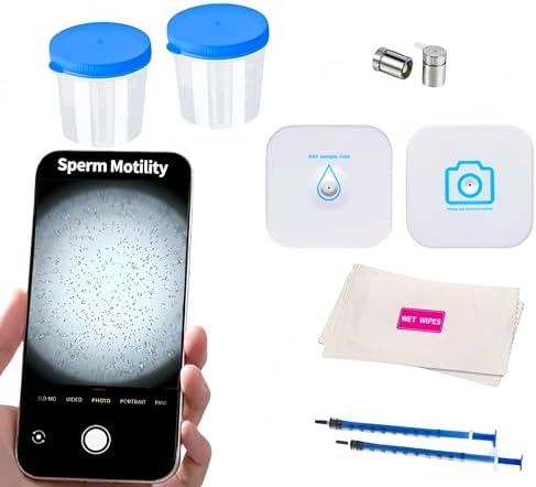 Microscopio para Espermatozoides, Ideal para Observación de Semen y Fertilidad Masculina, Prueba Casera de Esperma, Resultados Rápidos y Reutilizable - imagen 1