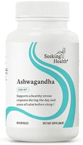 Seeking Health Ashwagandha - Suplemento para el Apoyo Adrenal con Fórmula Adaptógena - Refuerza la Salud Inmunológica y la Concentración - 467 mg, 60 - imagen 1
