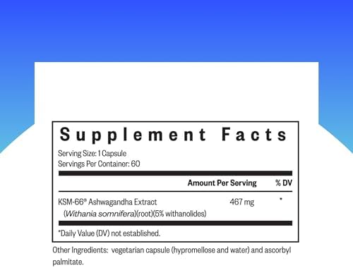 Seeking Health Ashwagandha - Suplemento para el Apoyo Adrenal con Fórmula Adaptógena - Refuerza la Salud Inmunológica y la Concentración - 467 mg, 60 - imagen 2