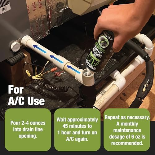 iFLO® Alivio Severe para Obstrucciones™ - Limpiador Concentrado de Línea de Drenaje A/C 5X – Solución Pesada para Sistemas HVAC, 8oz, 1 Paquete - imagen 6