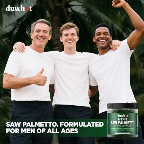 Gomitas de Saw Palmetto para Hombres duwhot, Orgánicas con Aceite de Semilla de Calabaza, Salud Integral, con Pygeum y Ortiga, Sin Azúcar, Veganas, - imagen 4