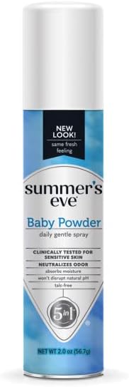 Spray Desodorante Intimo Fresco Summer’s Eve Baby Powder, 2 oz (Paquete de 4), Sin Talco, pH Balanceado, Ideal para Piel Sensible - imagen 2