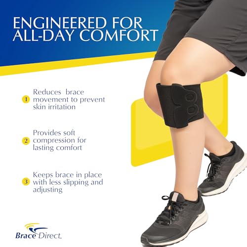 Faja Antideslizante para Rodilla Brace Direct L2397 – Ajustable para Prevención de Deslizamientos y Protección contra Rozaduras – Mejora Universal - imagen 3