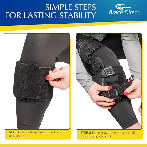Faja Antideslizante para Rodilla Brace Direct L2397 – Ajustable para Prevención de Deslizamientos y Protección contra Rozaduras – Mejora Universal - imagen 5