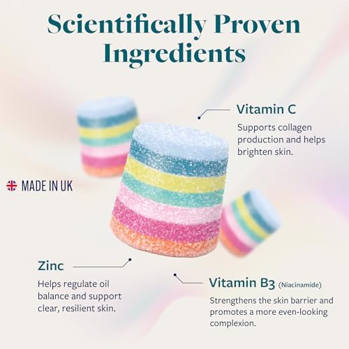 Upsa Colágeno Nutritivo Skin Glow 30 Gomas – Complejo de Membrana de Huevo Ovoderm® con Vitamina C, Niacinamida y Zinc – Piel Elástica – Sin Azúcar y - imagen 3