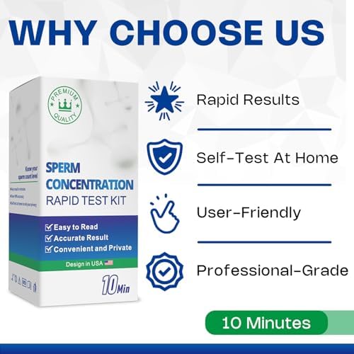 Kit de Prueba de Fertilidad en Casa para Hombres - Conveniente y Privado, Muestra de Bajo Conteo de Espermatozoides, Sistema de Pruebas de Fertilidad - imagen 2