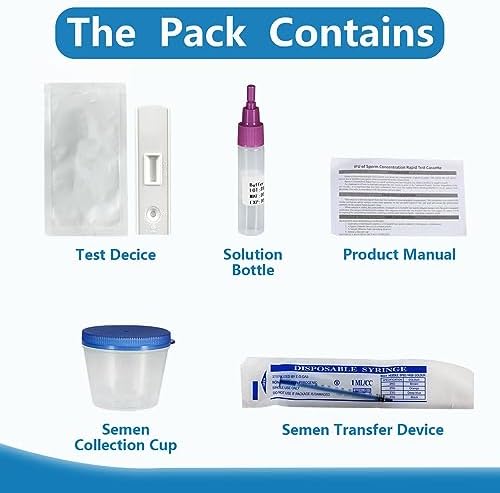 Kit de Prueba de Fertilidad en Casa para Hombres - Conveniente y Privado, Muestra de Bajo Conteo de Espermatozoides, Sistema de Pruebas de Fertilidad - imagen 5